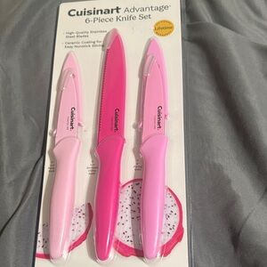 Cuisinart Advantage Pink Knife Set - 6 Piece